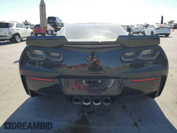 2019 Chevrolet Corvette Z06 2LZ with VIN 1G1YS2D65K5602382, listed as a Copart auction lot 77481004 with 52,784 mi miles and Salvage Title. Bid and sale history available at carsss.com. Image 6.