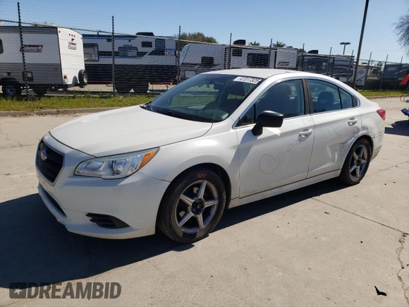 2017 Subaru Legacy with VIN 4S3BNAA65H3033539, listed as a Copart auction lot 47317325 with 150,160 mi miles and Salvage Title. Bid and sale history available at carsss.com. Image 1.