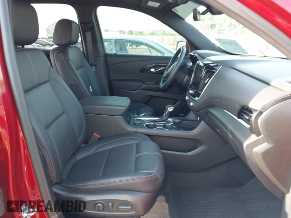 2022 Chevrolet Traverse RS with VIN 1GNEVJKW4NJ166397, listed as a IAAI auction lot 42763593 with 18,235 mi miles and . Bid and sale history available at DreamBid. Image 5.