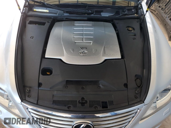 2012 Lexus LS 460 with VIN JTHBL5EF2C5111455, listed as a Copart auction lot 49353025 with 48,864 mi miles and Salvage title. Bid and sale history available at DreamBid. Image 11.