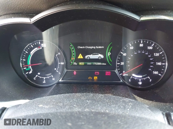 2013 Kia Optima Hybrid EX with VIN KNAGM4AD5D5049552, listed as a IAAI auction lot 42052478 with 175,388 mi miles. Bid and sale history available at carsss.com. Image 7.