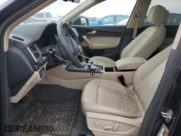 2018 Audi Q5 Premium Plus with VIN WA1BNAFY9J2216877, listed as a Copart auction lot 45960705 with 92,753 mi miles and Salvage Title. Bid and sale history available at carsss.com. Image 7.