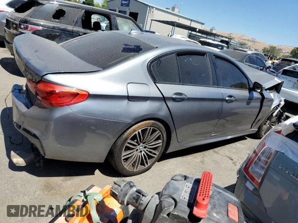 2019 BMW 5 Series 530i with VIN WBAJA5C55KBX87506, listed as a Copart auction lot 67528774 with Not provided miles and Salvage title. Bid and sale history available at DreamBid. Image 3.