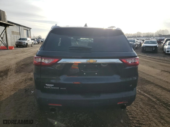 2018 Chevrolet Traverse LT Cloth with VIN 1GNEVGKW7JJ173857, listed as a Copart auction lot 49056845 with 154,989 mi miles and Clean Title. Bid and sale history available at carsss.com. Image 6.