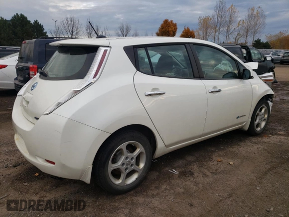 2015 Nissan LEAF SV with VIN 1N4AZ0CP0FC304221, listed as a Copart auction lot 65046292 with 128,625 mi miles. Bid and sale history available at carsss.com. Image 4.