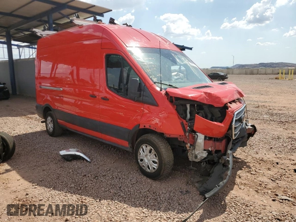 2020 Ford Transit Cargo with VIN 1FTBR1XG7LKB16358, listed as a Copart auction lot 59807995 with 72,135 mi miles and Salvage title. Bid and sale history available at DreamBid. Image 4.
