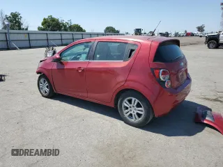 2012 Chevrolet Sonic LT with VIN 1G1JC6SH9C4133623, listed as a Copart auction lot 60065525 with 141,930 mi miles and Salvage title. Bid and sale history available at DreamBid. Image 2.