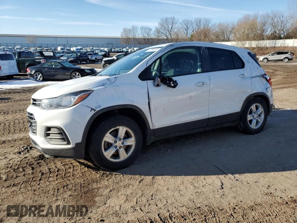 2020 Chevrolet Trax LS with VIN KL7CJKSB9LB321853, listed as a Copart auction lot 47794185 with 42,109 mi miles and Non Repairable. Bid and sale history available at carsss.com. Image 1.