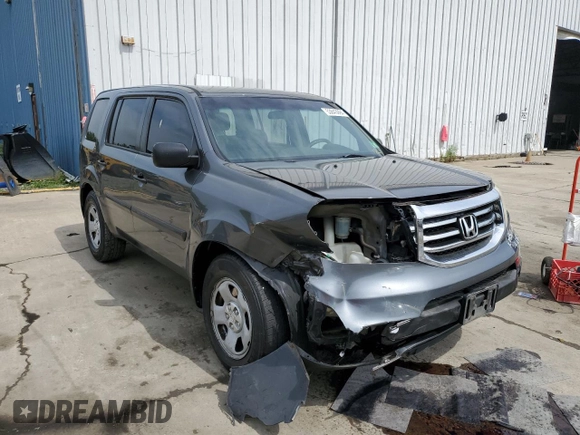 2012 Honda Pilot LX with VIN 5FNYF4H24CB055507, listed as a Copart auction lot 60484184 with 174,802 mi miles and Salvage Title. Bid and sale history available at carsss.com. Image 4.