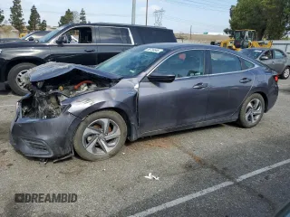 2020 Honda Insight EX z VIN 19XZE4F54LE007306, wystawiony jako Copart lot #56724645 z przebiegiem 123 285 mil mil oraz Szkoda całkowita • Salvage title. Historia ofert i sprzedaży dostępna na DreamBid. Obrazek 1.