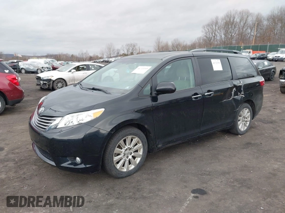 2015 Toyota Sienna Limited with VIN 5TDDK3DC1FS124527, listed as a IAAI auction lot 41723310 with 51,020 mi miles and . Bid and sale history available at DreamBid. Image 2.