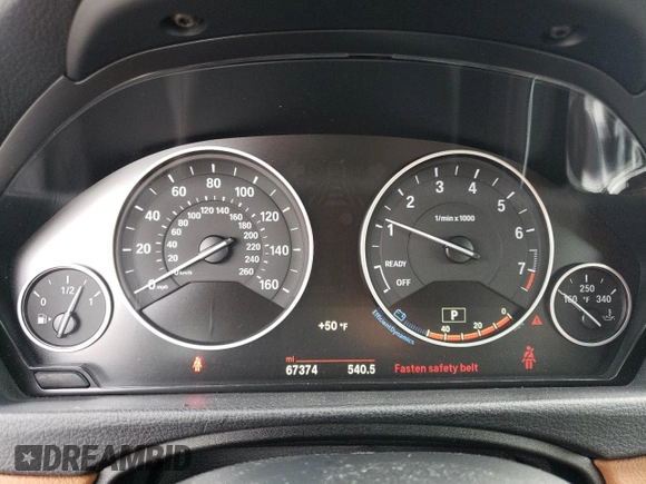 2017 BMW 4 Series 430i with VIN WBA4R7C58HK895564, listed as a Copart auction lot 45273535 with 67,374 mi miles and Salvage Title. Bid and sale history available at DreamBid. Image 9.