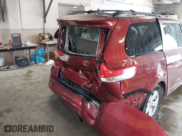 2012 Toyota Sienna LE AAS with VIN 5TDKK3DC5CS277303, listed as a IAAI auction lot 42162586 with 128,656 mi miles and . Bid and sale history available at DreamBid. Image 16.