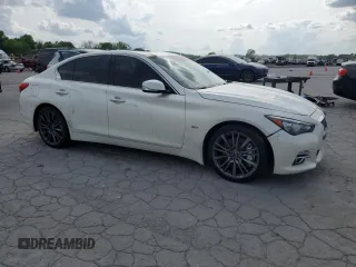 2017 Infiniti Q50 Signature Edition z VIN JN1EV7AR4HM837337, wystawiony jako Copart lot #54302425 z przebiegiem 140 604 mil mil oraz Szkoda całkowita • Salvage title. Historia ofert i sprzedaży dostępna na DreamBid. Obrazek 4.