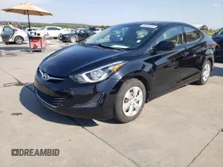 2016 Hyundai Elantra SE with VIN 5NPDH4AE6GH788680, listed as a Copart auction lot 66854804 with 113,073 mi miles and Salvage title. Bid and sale history available at DreamBid. Image 1.