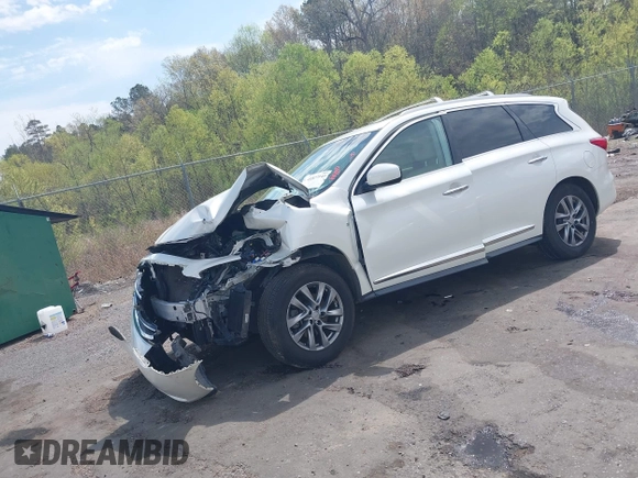 2015 Infiniti QX60 with VIN 5N1AL0MN4FC500411, listed as a IAAI auction lot 41877149 with 118,306 mi miles and . Bid and sale history available at DreamBid. Image 18.