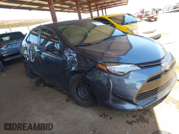 2019 Toyota Corolla L z VIN 2T1BURHE6KC223699, wystawiony jako IAAI lot #42245125 z przebiegiem 83 267 mil mil oraz . Historia ofert i sprzedaży dostępna na DreamBid. Obrazek 1.