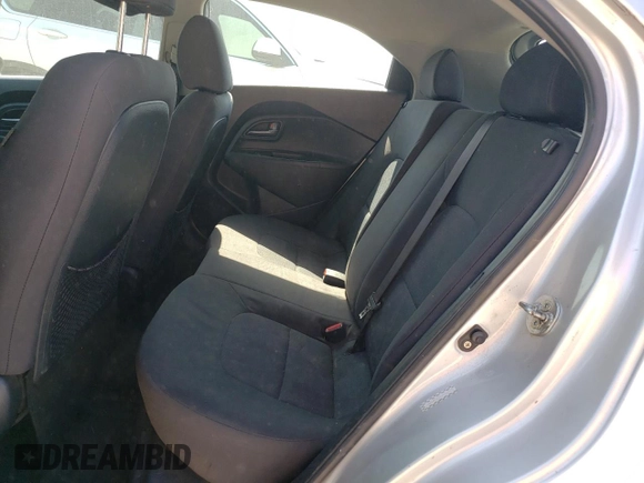 2013 Kia Rio LX with VIN KNADM5A36D6144177, listed as a Copart auction lot 71154644 with 132,815 mi miles and Clean Title. Bid and sale history available at DreamBid. Image 10.