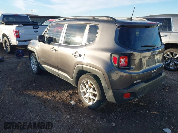 2019 Jeep Renegade Latitude with VIN ZACNJABB0KPJ93901, listed as a IAAI auction lot 40912828 with 177,466 mi miles and . Bid and sale history available at DreamBid. Image 3.