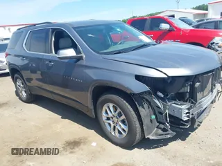 2021 Chevrolet Traverse LT Cloth z VIN 1GNEVGKW8MJ193233, wystawiony jako IAAI lot #42279421 z przebiegiem 66 924 mil mil oraz . Historia ofert i sprzedaży dostępna na DreamBid. Obrazek 1.