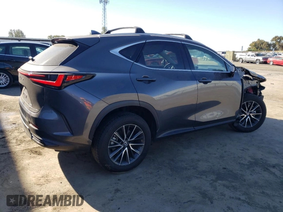 2023 Lexus NX with VIN 2T2GKCEZ8PC014161, listed as a Copart auction lot 79668094 with 17,630 mi miles and Salvage Title. Bid and sale history available at carsss.com. Image 3.