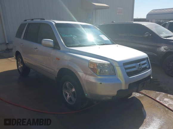 2007 Honda Pilot EX-L with VIN 5FNYF28787B043110, listed as a IAAI auction lot 41430655 with 151,451 mi miles. Bid and sale history available at carsss.com. Image 1.