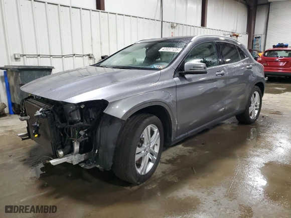 2015 Mercedes-Benz GLA-Class GLA 250 with VIN WDCTG4GBXFJ090066, listed as a Copart auction lot 42037125 with NaN miles and Salvage Title. Bid and sale history available at carsss.com. Image 1.