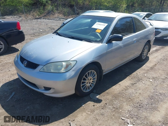 2005 Honda Civic Cpe LX with VIN 1HGEM22555L080708, listed as a IAAI auction lot 41884559 with 273,112 mi miles. Bid and sale history available at carsss.com. Image 2.