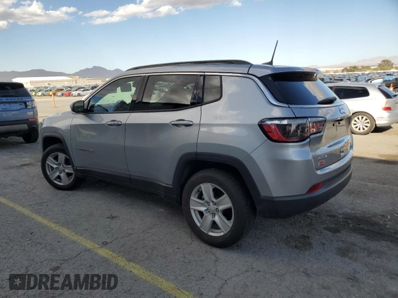 2022 Jeep Compass Latitude с VIN 3C4NJDBB2NT181394, выставлен на аукционе Copart как лот 49676885 с пробегом 50 144 миль миль и Списание • Salvage title. История ставок и продаж доступна на DreamBid. Изображение 2.