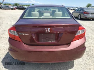 2012 Honda Civic LX z VIN 19XFB2F51CE347741, wystawiony jako Copart lot #57479385 z przebiegiem 173 523 mil mil oraz Szkoda całkowita • Salvage title. Historia ofert i sprzedaży dostępna na DreamBid. Obrazek 6.