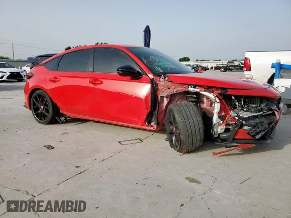 2025 Honda Civic Type R z VIN JHMFL5G40SX001231, wystawiony jako Copart lot #57126305 z przebiegiem 5731 mil mil oraz Szkody całkowita. Historia ofert i sprzedaży dostępna na DreamBid. Obrazek 4.