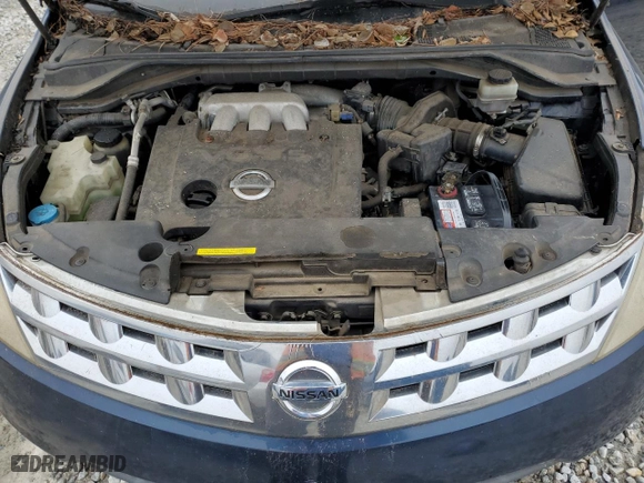 2003 Nissan Murano SL with VIN JN8AZ08T83W117176, listed as a Copart auction lot 46099505 with 101,303 mi miles and Clean Title. Bid and sale history available at carsss.com. Image 12.
