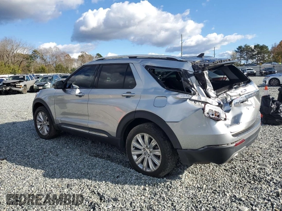 2021 Ford Explorer Limited with VIN 1FM5K8FW3MNA05482, listed as a Copart auction lot 80943644 with 63,600 mi miles and Salvage Title. Bid and sale history available at carsss.com. Image 2.