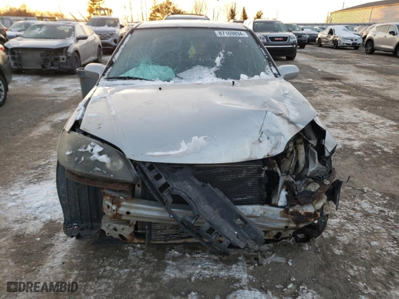2004 Honda Civic LX with VIN 2HGES16634H904817, listed as a Copart auction lot 87169894 with 0 mi miles and Salvage Title. Bid and sale history available at carsss.com. Image 5.