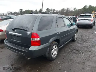 2003 Acura MDX with VIN 2HNYD18243H542845, listed as a IAAI auction lot 41951181 with 175,958 mi miles. Bid and sale history available at carsss.com. Image 4.