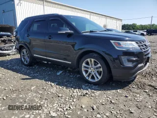 2017 Ford Explorer XLT with VIN 1FM5K8D82HGC17014, listed as a Copart auction lot 60517145 with 110,254 mi miles and Salvage title. Bid and sale history available at DreamBid. Image 4.