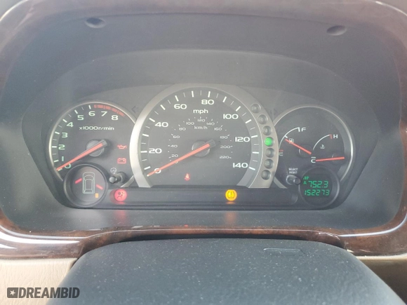 2005 Honda Pilot EX-L with NAVI with VIN 2HKYF18775H510784, listed as a Copart auction lot 84649424 with 152,273 mi miles and Salvage Title. Bid and sale history available at carsss.com. Image 9.