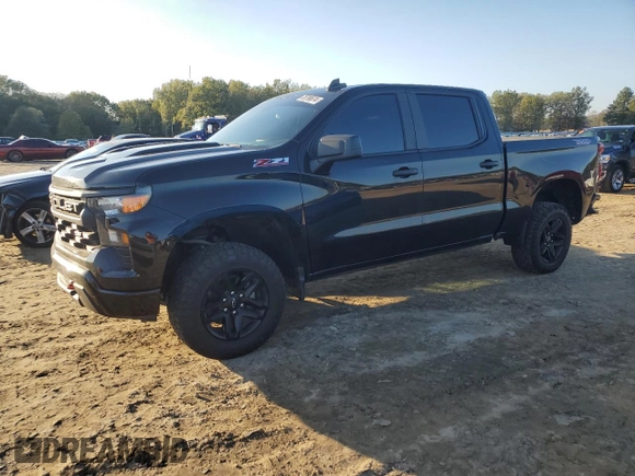 2022 Chevrolet Silverado 1500 Custom Trail Boss with VIN 3GCPDCEK7NG532153, listed as a Copart auction lot 78798674 with 92,103 mi miles and Salvage Title. Bid and sale history available at DreamBid. Image 1.