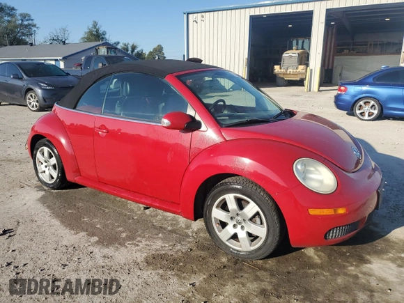 2007 Volkswagen Beetle with VIN 3VWRF31YX7M420171, listed as a Copart auction lot 80837794 with 156,327 mi miles and Non Repairable. Bid and sale history available at DreamBid. Image 4.
