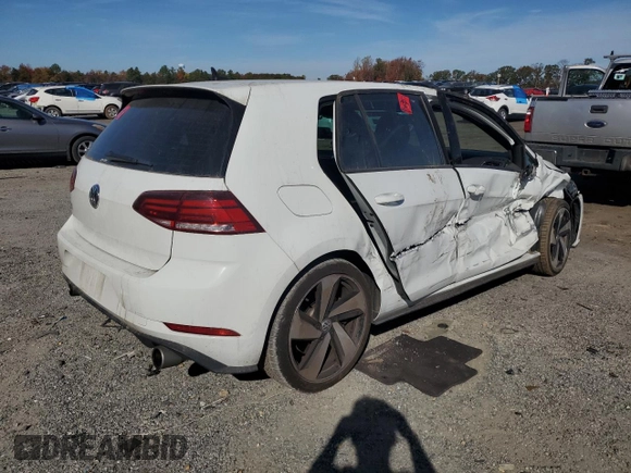 2020 Volkswagen Golf GTI S with VIN 3VW6T7AU4LM010153, listed as a Copart auction lot 73808063 with 44,502 mi miles and Salvage Title. Bid and sale history available at carsss.com. Image 3.