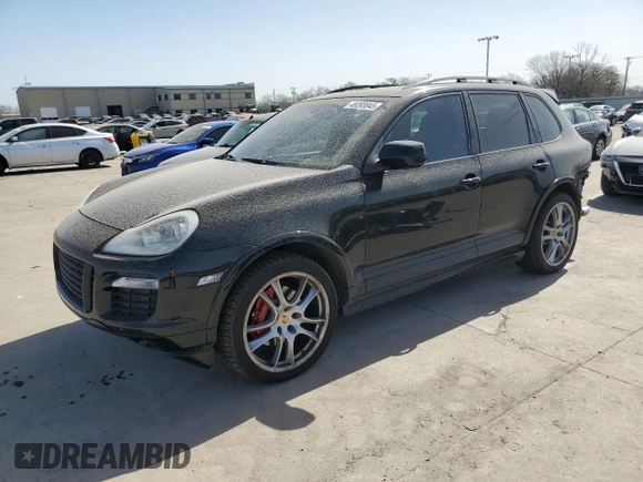 2008 Porsche Cayenne GTS with VIN WP1AD29P58LA74673, listed as a Copart auction lot 49393845 with 136,785 mi miles and Salvage title. Bid and sale history available at DreamBid. Image 1.