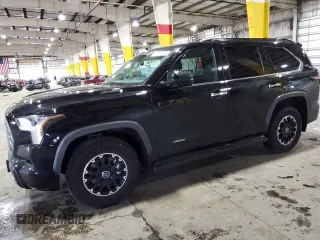 2023 Toyota Sequoia SR5 with VIN 7SVAAABA2PX018746, listed as a Copart auction lot 40806054 with 0 mi miles. Bid and sale history available at carsss.com. Image 1.