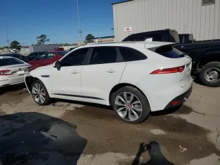 2017 Jaguar F-PACE 35t R-Sport with VIN SADCL2BVXHA076909, listed as a Copart auction lot 49090205 with 128,013 mi miles and Salvage Title. Bid and sale history available at carsss.com. Image 2.
