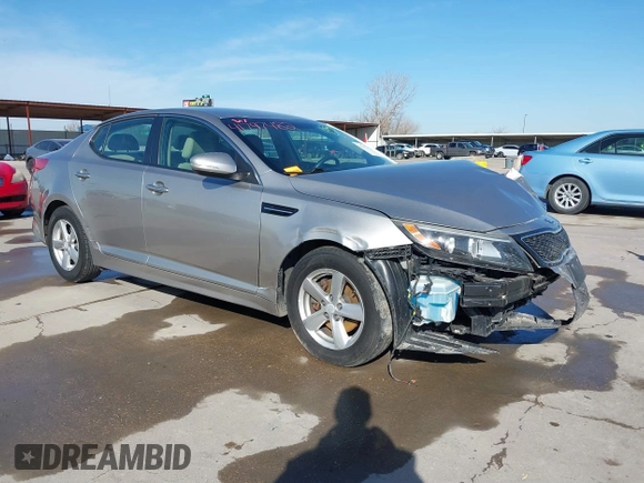 2015 Kia Optima LX with VIN 5XXGM4A71FG484306, listed as a IAAI auction lot 41797482 with 116,181 mi miles and . Bid and sale history available at carsss.com. Image 1.
