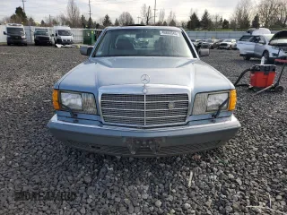 1986 Mercedes-Benz 300 with VIN WDBCB25D9GA279756, listed as a Copart auction lot 46860345 with 210,386 mi miles and Salvage Title. Bid and sale history available at carsss.com. Image 5.
