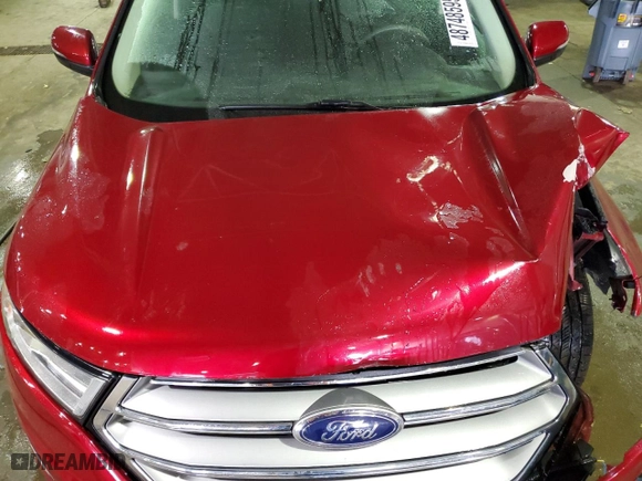 2016 Ford Edge SEL with VIN 2FMPK4J82GBC41535, listed as a Copart auction lot 48748595 with 82,379 mi miles and Clean Title. Bid and sale history available at carsss.com. Image 12.