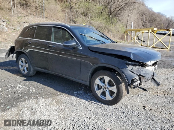 2018 Mercedes-Benz GLC with VIN WDC0G4JB1JV050312, listed as a Copart auction lot 53179245 with 0 mi miles and Salvage Title. Bid and sale history available at carsss.com. Image 4.