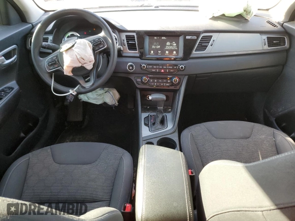 2017 Kia Niro LX with VIN KNDCB3LC8H5092455, listed as a Copart auction lot 48002805 with 107,217 mi miles and Salvage Title. Bid and sale history available at carsss.com. Image 8.