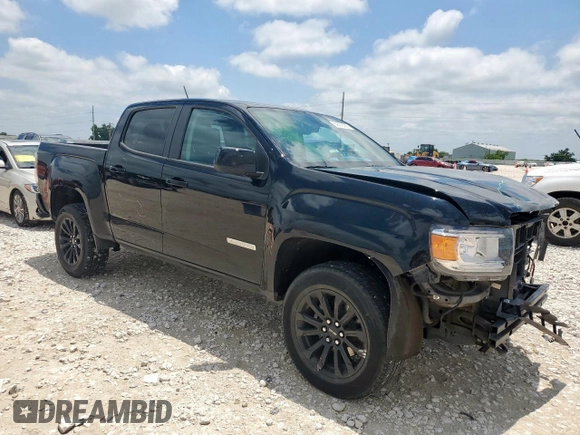 2021 GMC Canyon 2WD Elevation with VIN 1GTG5CEN2M1273060, listed as a Copart auction lot 59078095 with 46,552 mi miles and Salvage title. Bid and sale history available at DreamBid. Image 4.