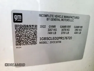 2023 Chevrolet Tahoe с VIN 1GBSCLED2PR176720, выставлен на аукционе Copart как лот 57604505 с пробегом 22 441 миль миль и Списание • Salvage title. История ставок и продаж доступна на DreamBid. Изображение 14.
